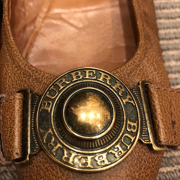 Burberry Leather Medallion ballerina flats - Picture 2 of 5